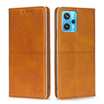 Custodia per telefono in pelle a vibrazione orizzontale magnetica con trama di mucca, For OPPO Realme 9 Pro, For OPPO Realme 9 Pro+, For OPPO Realme 9i/A36 4G/A96 4G/K10 4G/A76 4G, For OPPO Realme C35