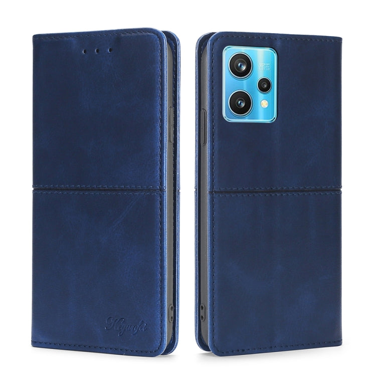 Custodia per telefono in pelle a vibrazione orizzontale magnetica con trama di mucca, For OPPO Realme 9 Pro, For OPPO Realme 9 Pro+, For OPPO Realme 9i/A36 4G/A96 4G/K10 4G/A76 4G, For OPPO Realme C35