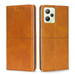Custodia per telefono in pelle a vibrazione orizzontale magnetica con trama di mucca, For OPPO Realme 9 Pro, For OPPO Realme 9 Pro+, For OPPO Realme 9i/A36 4G/A96 4G/K10 4G/A76 4G, For OPPO Realme C35