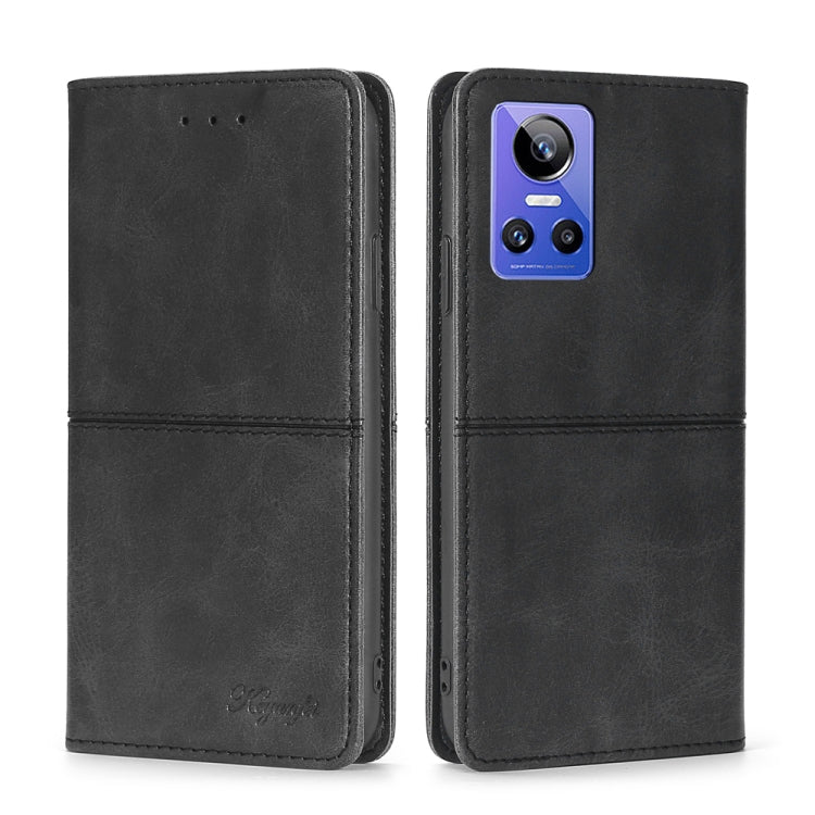Custodia per telefono in pelle a vibrazione orizzontale magnetica con trama di mucca, For OPPO Realme GT Neo3, For OPPO Realme GT2 Pro, For OPPO Realme Narzo 50i