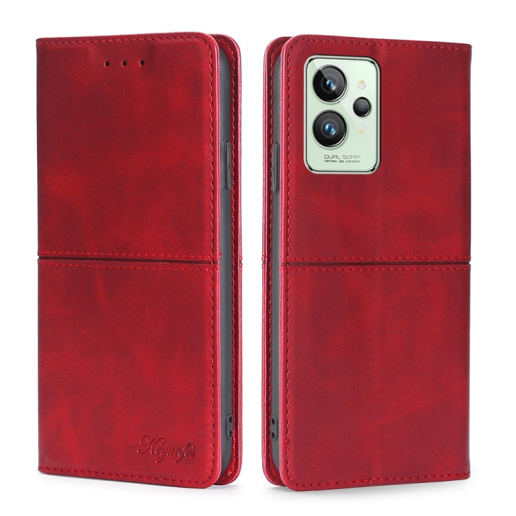 Custodia per telefono in pelle a vibrazione orizzontale magnetica con trama di mucca, For OPPO Realme GT Neo3, For OPPO Realme GT2 Pro, For OPPO Realme Narzo 50i
