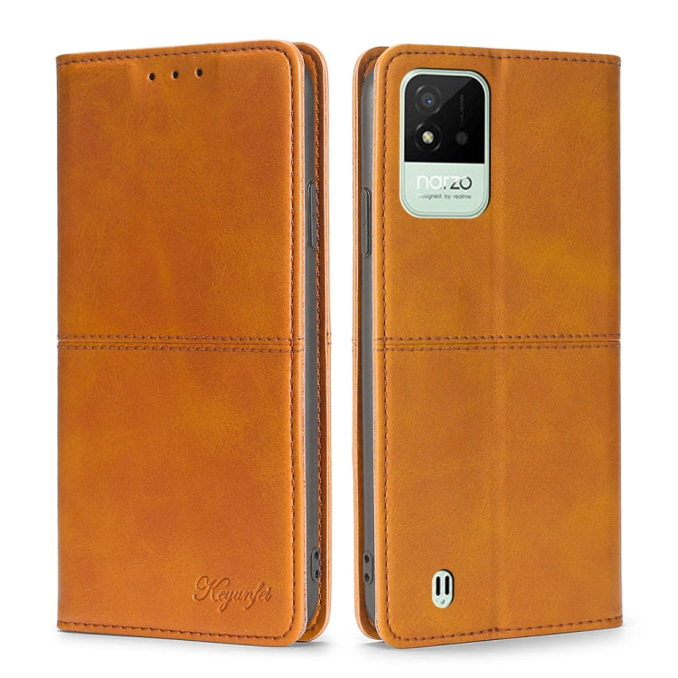 Custodia per telefono in pelle a vibrazione orizzontale magnetica con trama di mucca, For OPPO Realme GT Neo3, For OPPO Realme GT2 Pro, For OPPO Realme Narzo 50i