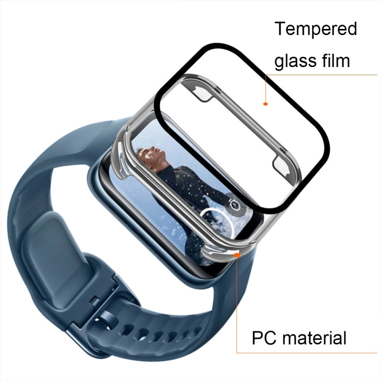 PC + custodia protettiva per orologio in vetro temperato, For OPPO Watch 2 46mm