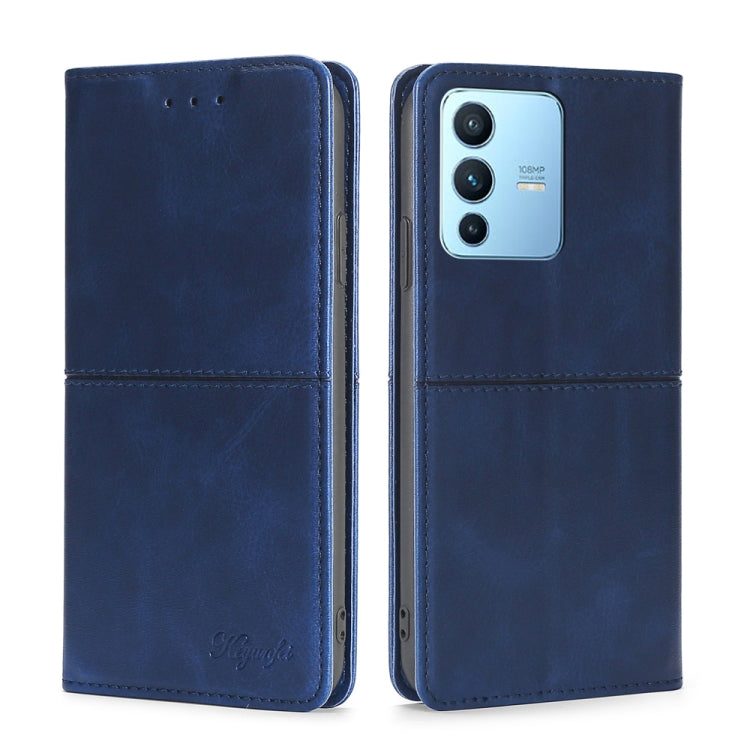 Custodia per telefono in pelle a vibrazione orizzontale magnetica con trama di mucca, For vivo S12 Pro 5G/V23 Pro, For vivo S15 5G, For vivo S15e 5G/T1 Snapdragon 778G, For vivo X80 Pro