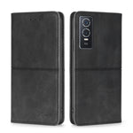 Custodia per telefono in pelle a vibrazione orizzontale magnetica con trama di mucca, For vivo X80, For vivo Y53S 5G/iQOO Z5X/T1X, For vivo Y55S 5G, For vivo Y76S/Y74S