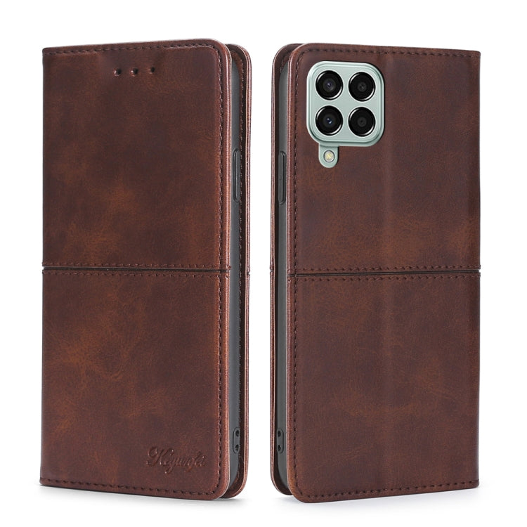 Custodia per telefono in pelle a vibrazione orizzontale magnetica con trama di mucca, For Samsung Galaxy A03 EU Edition 166mm, For Samsung Galaxy A23 5G, For Samsung Galaxy M33 5G, For Samsung Galaxy M53 5G