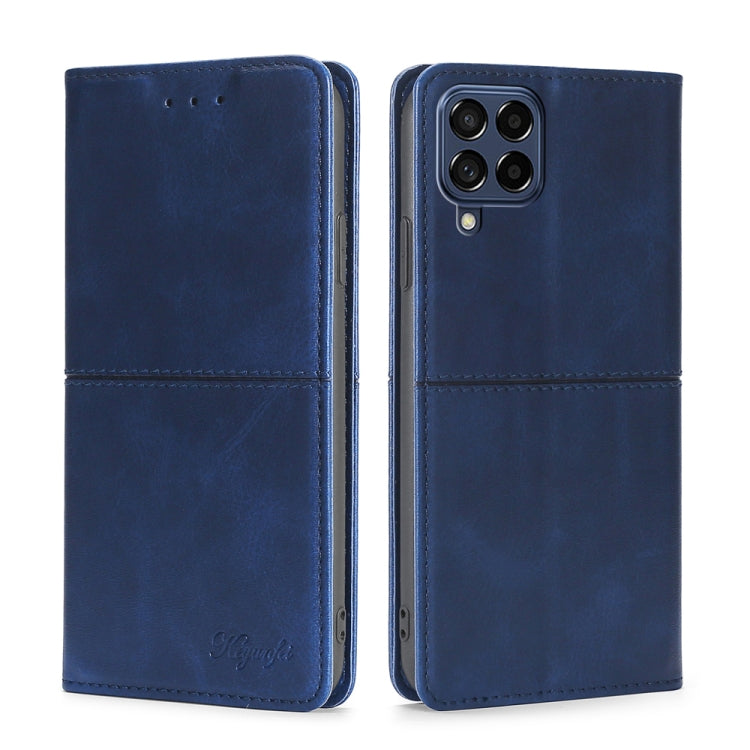 Custodia per telefono in pelle a vibrazione orizzontale magnetica con trama di mucca, For Samsung Galaxy A03 EU Edition 166mm, For Samsung Galaxy A23 5G, For Samsung Galaxy M33 5G, For Samsung Galaxy M53 5G