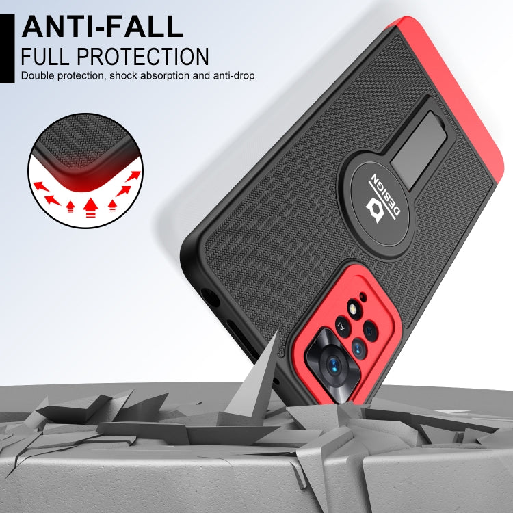 Custodia per telefono in TPU + PC con supporto per coda piccola, For Xiaomi Poco X3 / X3 Pro, For Xiaomi Redmi Note 10 4G / Note 10S, For Xiaomi Redmi Note 10 Pro 4G, For Xiaomi Redmi Note 11 4G 2022 / Note 11S, For Xiaomi Redmi Note 11 Pro 2022 4G / 5G