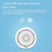 Sirena USB WiFi NEO NAS-AB02WT con sensore di temperatura e umidità, AB02WT