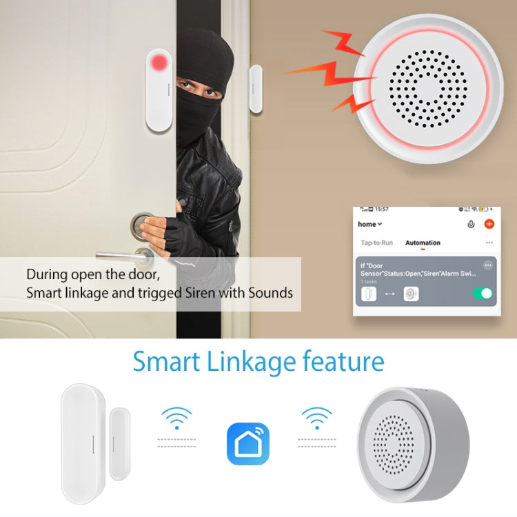 Sirena WiFi USB NEO NAS-AB03WT con sensore temperatura