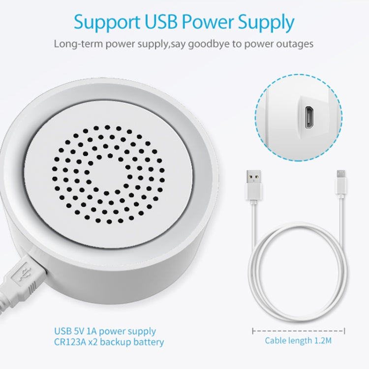 Sirena WiFi USB NEO NAS-AB03WT con sensore temperatura