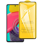 Pellicola in vetro temperato con schermo a colla piena 9D, For Samsung Galaxy M53 (1 PC)