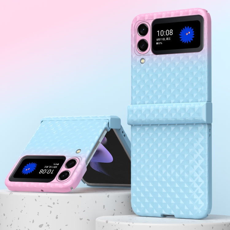 Custodia per telefono antiurto con cerniera sfumata arcobaleno, For Huawei P50 Pocket, For Samsung Galaxy Z Flip3 5G
