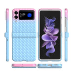 Custodia per telefono antiurto con cerniera sfumata arcobaleno, For Huawei P50 Pocket, For Samsung Galaxy Z Flip3 5G