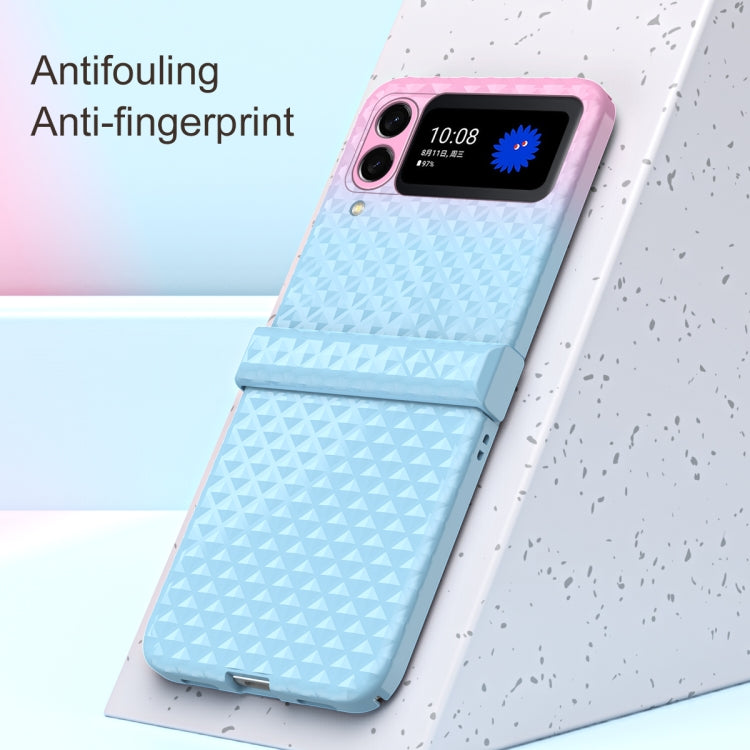 Custodia per telefono antiurto con cerniera sfumata arcobaleno, For Huawei P50 Pocket, For Samsung Galaxy Z Flip3 5G