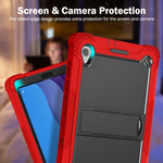 Custodia per tablet antiurto in silicone + supporto per PC, For Lenovo Tab M10 HD, For Lenovo Tab M10 Plus X606 10.3 inch