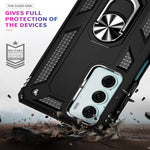Custodia per telefono antiurto in TPU + supporto per PC, For Motorola Moto G200 5G, For Motorola Moto G52
