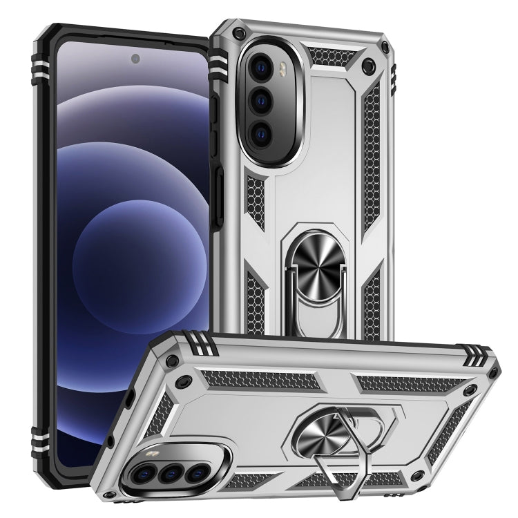 Custodia per telefono antiurto in TPU + supporto per PC, For Motorola Moto G200 5G, For Motorola Moto G52
