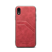 Slot per schede Custodia per telefono PU + TPU a copertura totale, For iPhone X / XS, For iPhone XR, For iPhone XS Max, For iPhone SE 2022 / SE 2020 / 8 / 7, For iPhone 8 Plus / 7 Plus