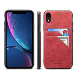 Custodia portafoglio PU+TPU con slot carte per iPhone 8 Plus