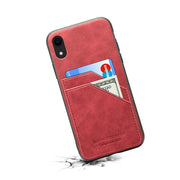 Slot per schede Custodia per telefono PU + TPU a copertura totale, For iPhone X / XS, For iPhone XR, For iPhone XS Max, For iPhone SE 2022 / SE 2020 / 8 / 7, For iPhone 8 Plus / 7 Plus