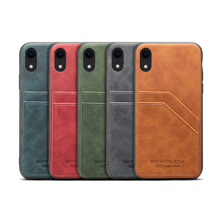Custodia portafoglio PU+TPU con slot carte per iPhone 8 Plus