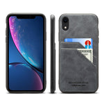 Custodia portafoglio PU+TPU con slot carte per iPhone 8 Plus