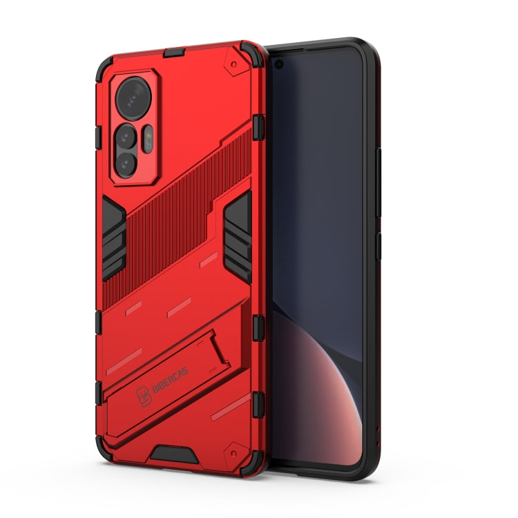 Punk Armor PC + Custodia per telefono in TPU con supporto, For Xiaomi 12 Lite