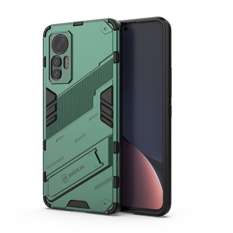 Punk Armor PC + Custodia per telefono in TPU con supporto, For Xiaomi 12 Lite