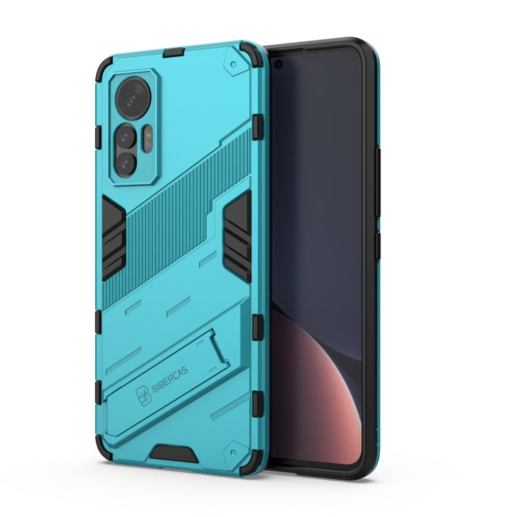 Punk Armor PC + Custodia per telefono in TPU con supporto, For Xiaomi 12 Lite