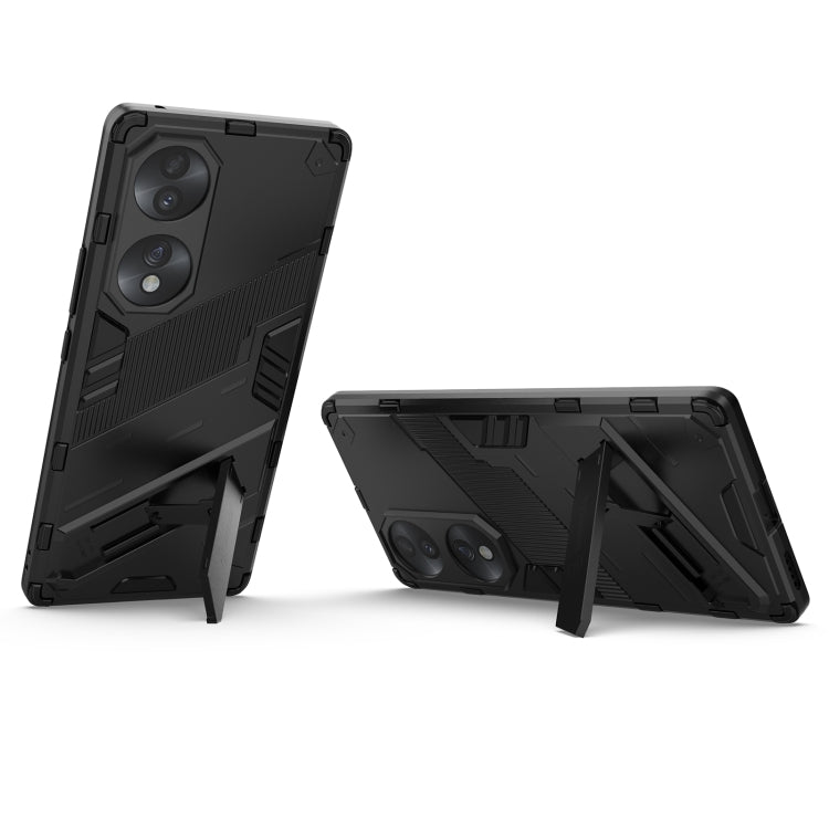 Punk Armor 2 in 1 PC + custodia antiurto in TPU con supporto invisibile, For Honor 70, For Honor 70 Pro