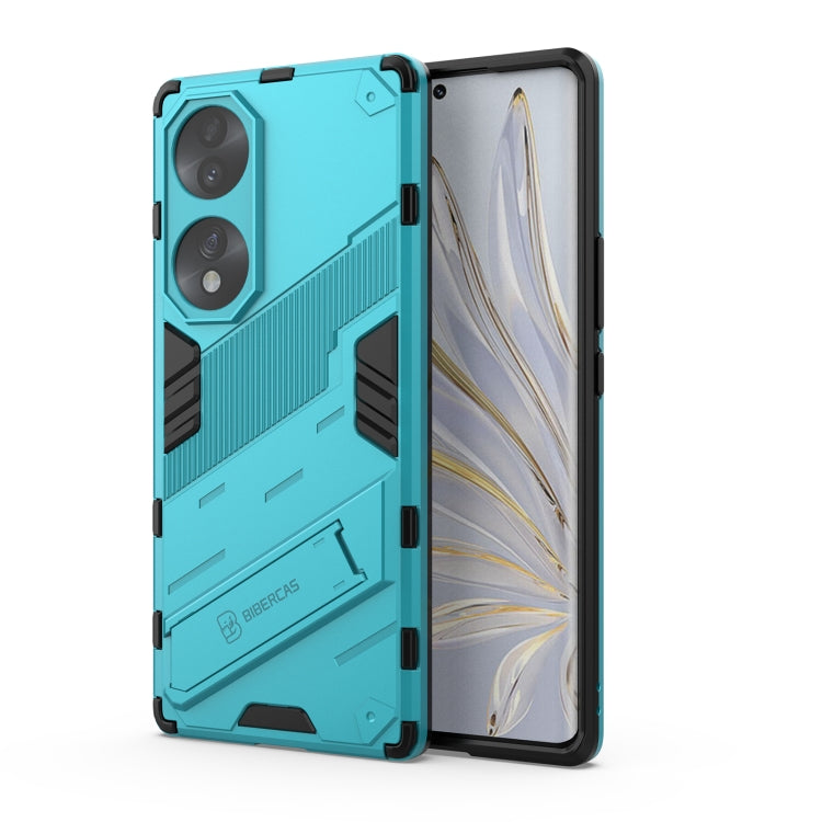Punk Armor 2 in 1 PC + custodia antiurto in TPU con supporto invisibile, For Honor 70, For Honor 70 Pro
