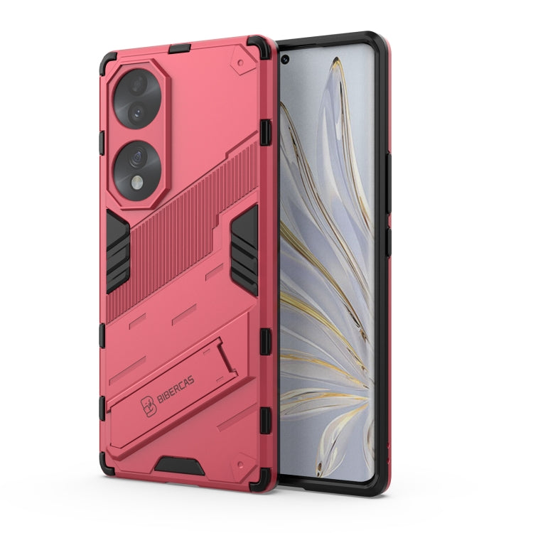 Punk Armor 2 in 1 PC + custodia antiurto in TPU con supporto invisibile, For Honor 70, For Honor 70 Pro