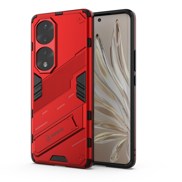 Punk Armor 2 in 1 PC + custodia antiurto in TPU con supporto invisibile, For Honor 70, For Honor 70 Pro