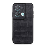 Custodia per telefono in vera pelle con trama di coccodrillo, For OPPO Reno8, For OPPO Reno8 Pro, For OPPO Reno8 Pro+