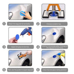 D6 29 in 1 Kit di strumenti per sollevatore per riparazione ammaccature senza vernice per auto, D6 29 in 1