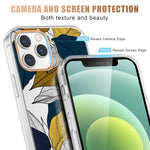 Custodia traslucida con fiore per iPhone 14 Plus