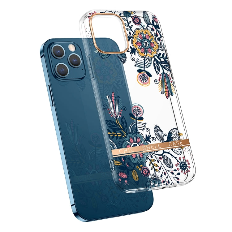 Custodia traslucida con fiore per iPhone 14 Plus