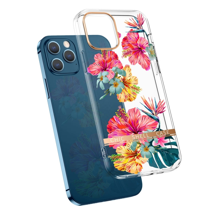 Custodia traslucida con fiore per iPhone 14 Plus