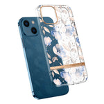 Custodia traslucida con fiore per iPhone 14 Plus