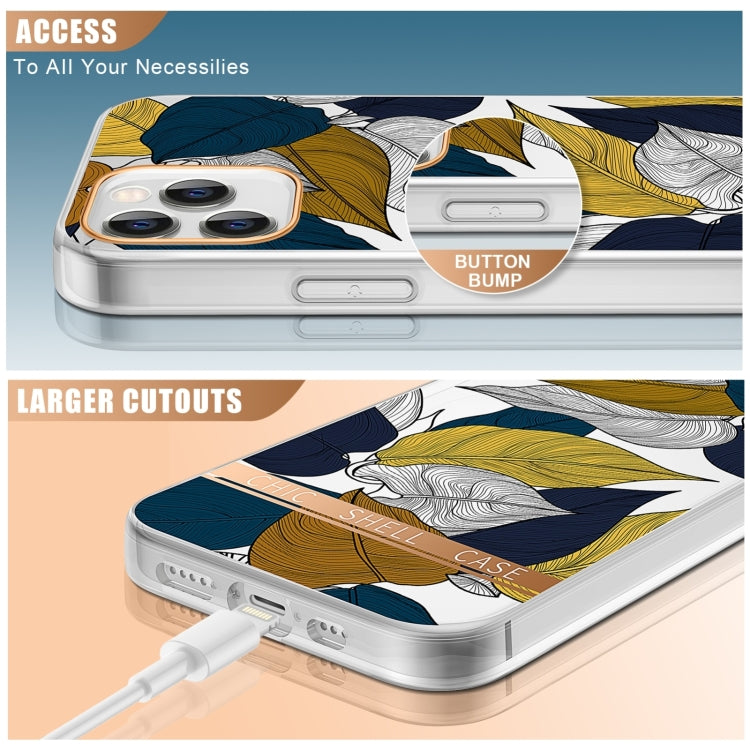 Custodia traslucida con fiore per iPhone 14 Pro Max