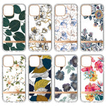 Custodia traslucida con fiore per iPhone 14 Pro Max