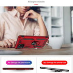 Custodia protettiva TPU PC con supporto rotante per Galaxy