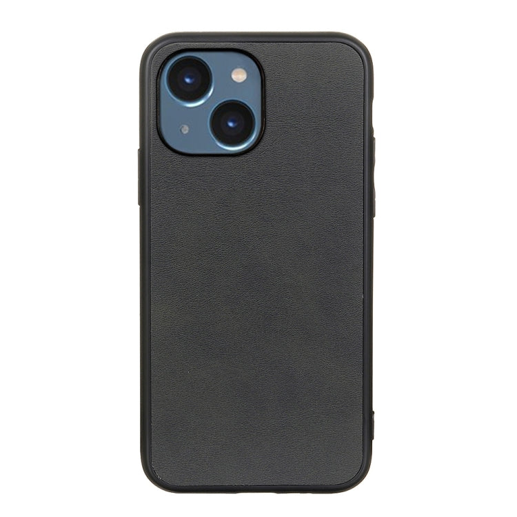 Custodia antiurto in vitello bicolore per iPhone 14