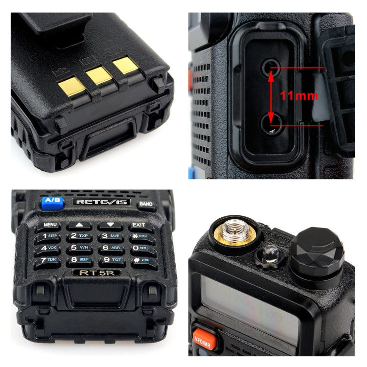 Radio portatile bidirezionale Retevis RT5R 144-146MHz 430-440MHz
