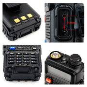 RETEVIS RT5R EU Frequenza 144-146 MHz e 430-440 MHz Radio portatile bidirezionale Walkie Talkie, RT5R EU Frequency