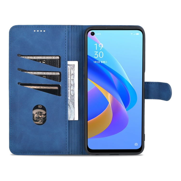 AZNS Skin Feel Calf Texture Flip Custodia in pelle per telefono, For OPPO A57 5G/Realme Q5i/Realme V23, For Huawei Maimang 11