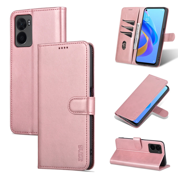 AZNS Skin Feel Calf Texture Flip Custodia in pelle per telefono, For OPPO A57 5G/Realme Q5i/Realme V23, For Huawei Maimang 11