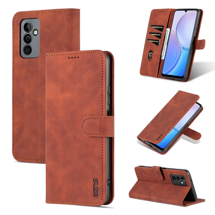 AZNS Skin Feel Calf Texture Flip Custodia in pelle per telefono, For OPPO A57 5G/Realme Q5i/Realme V23, For Huawei Maimang 11