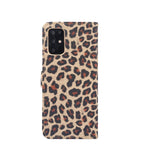 Custodia portafoglio in pelle leopardata per Galaxy S20